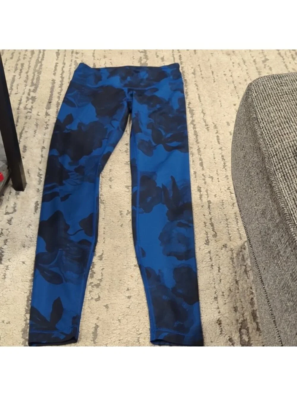 Lululemon Wunder Under Pant *Full-On Luxtreme Jumbo Inky Floral Black Inkwell